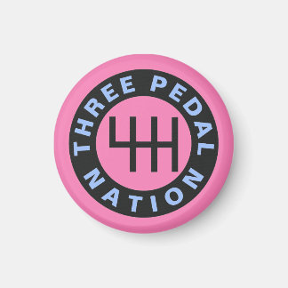 DRIE PEDAL NATION Magnet Magneet