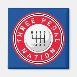 DRIE PEDAL NATION Magnet Magneet