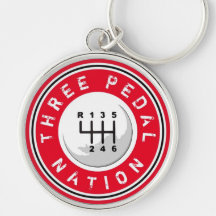 DRIE PEDAL NATION Sleutelhanger