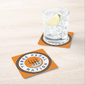 DRIE PEDALE NATIONALE ONDERNEMING VIERKANTE KARTONNEN ONDERZETTER (Insitu)