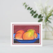 Drie peren briefkaart (Staand voorkant)