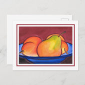 Drie peren briefkaart (Voorkant / Achterkant)