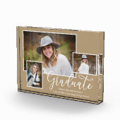 Drie Photo Kraft Script Afstuderen Photo Block Fotoblokken (Rechts)
