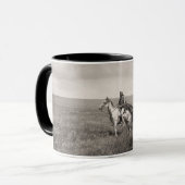 Drie Piegan Blackfeet Chiefs -  Mok (Voorkant links)