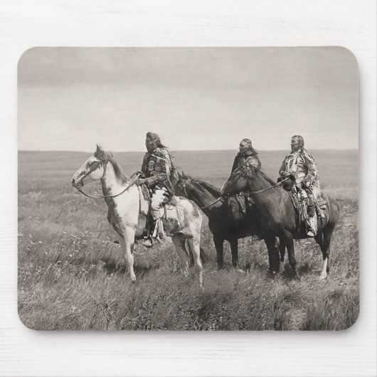 Drie Piegan Blackfeet Chiefs - Muismat (Voorkant)