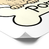 Drie Pomeraniërs Poster (Hoek)