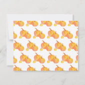 "Drie pompoenen" Kaart (Achterkant)