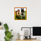 Drie Ponies Poster (Thuiskantoor)