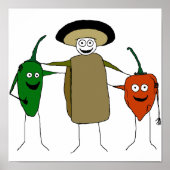 Drie Posters van Amigos (Voorkant)