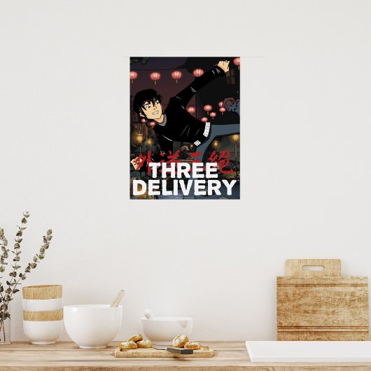 Drie Posters voor levering™ Sid (Keuken)