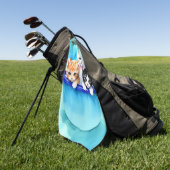 Drie prachtige Kittens Golfhanddoek (Groen)