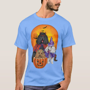 Drie puistjes halloween mummy's eng met pompoenen t-shirt