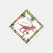 Drie-Rex Dinosaur 3rd Birthday Servet (Hoek)