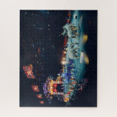 Drie Ring Circus Olifanten Arena Legpuzzel (Verticaal)