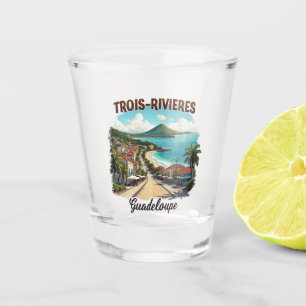 DRIE-RIVIEREN GUADELOUPE SHOT GLAS