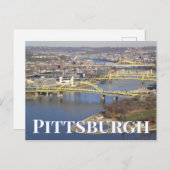 Drie rivieren | Pittsburgh, PA Briefkaart (Voorkant / Achterkant)