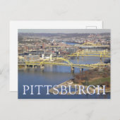 Drie rivieren | Pittsburgh, PA Briefkaart (Voorkant / Achterkant)