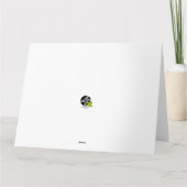 Drie roddels Cartoon Birthday Kaart  (Achterkant)