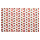 Drie rode appels stof (Yard (91,4 cm))