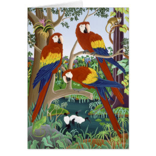 Drie Rode Macaws
