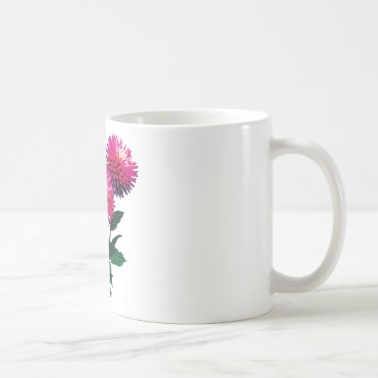 Drie Roze Dahlias Koffiemok (Rechts)