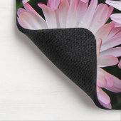 Drie roze daisies mousepad muismat (Hoek)