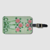 Drie roze rozen Thunder_Cove Bagagelabel (Voorkant (horizontaal))