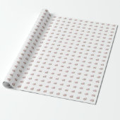 Drie Rozen Inpakpapier (Uitgerold)