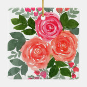 DRIE ROZEN KERAMISCH ORNAMENT (Achterkant)