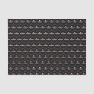 Drie ruiters registreren tissuepapier