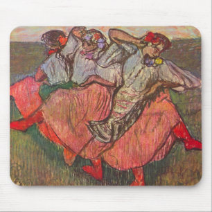 Drie Russische danseressen van Edgar Degas Muismat