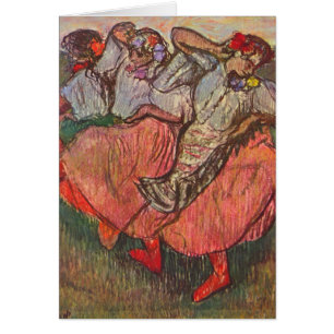 Drie Russische dansers van Edgar Degas