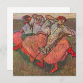 Drie Russische dansers van Edgar Degas (Voorkant / Achterkant)
