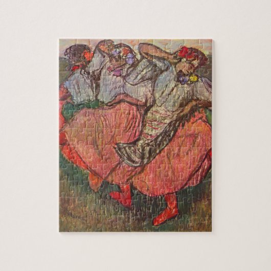 Drie Russische dansers van Edgar Degas Legpuzzel (Verticaal)