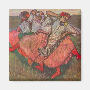 Drie Russische dansers van Edgar Degas Magneet