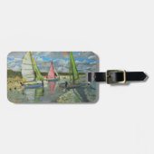 Drie Sailboten Bray Dunes Frankrijk Bagagelabel (Voorkant horizontaal)