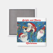 DRIE SANTA MAGNEET (Voorkant / Achterkant)