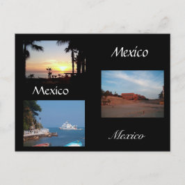 Drie scènes uit Mexico Briefkaart