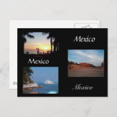 Drie scènes uit Mexico Briefkaart (Voorkant / Achterkant)