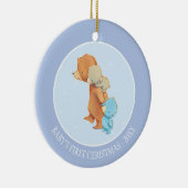 Drie Schattige Beren vrienden Keramisch Ornament (Rechts)