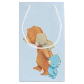 Drie Schattige Beren vrienden Klein Cadeauzakje (Achterkant)