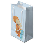 Drie Schattige Beren vrienden Klein Cadeauzakje (Voorkant Gekanteld)