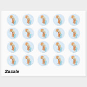 Drie Schattige Beren vrienden Ronde Sticker (Vel)