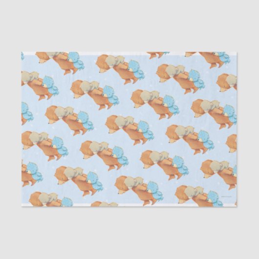 Drie Schattige Beren vrienden Tissuepapier (Voorkant)