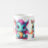 Drie Schattigee regenboogdraken Magische Mok (Center)