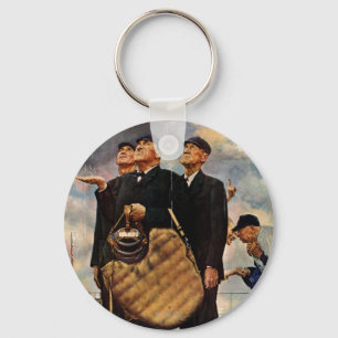 Drie scheidsrechters sleutelhanger