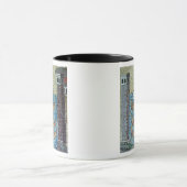 Drie schepen die de haven van Ravenna binnenvaren Mok (Midden)