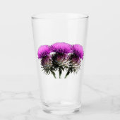Drie Schotse Thistles Glas (Voorkant)