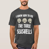 Drie Seashells Meme T-shirt (Voorkant)