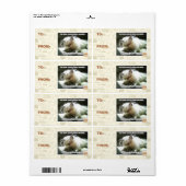 Drie seconden etiket (Full Sheet)